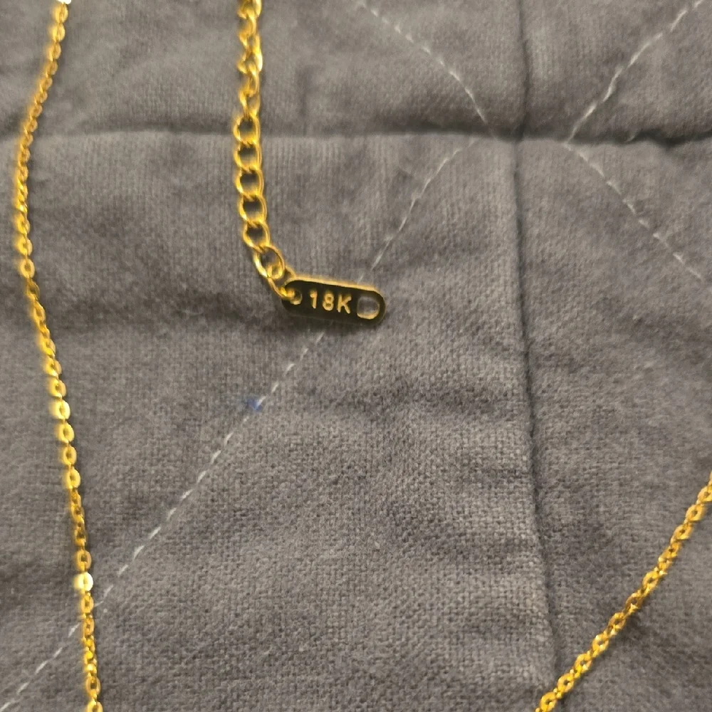 Gold and Red Tarot Card Pendant Necklace - Picture 4 of 6